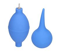 aqxreight Soffiatore a Bulbo in Gomma 2 Pezzi - Soffiatore Manuale con Ugello con Valvola a Spillo per Obiettivo della Fotocamera, Tastiera, Dispositivi Elettronici e Pompa di Compressione Portatile