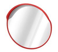 aqxreight Specchio di Sicurezza Esterno Surface Curva Angolare Largo 60 Mm Specchio Traffico Convesso Montato in Piedi per il Parcheggio del Negozio di (60 cm/23.6in)
