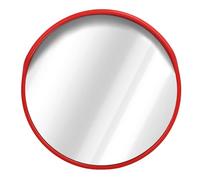 aqxreight Specchio di Sicurezza Esterno Surface Curva Angolare Largo 60 Mm Specchio Traffico Convesso Montato in Piedi per il Parcheggio del Negozio di (45 cm/17,7 pollici)