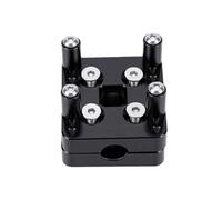 aqxreight Staffa di Montaggio GPS da 12 Mm, Alluminio Lavorato a CNC con Schema Fori AMPS, Compatibile con Zumo XT e QuadLock per R1200 1250 GS GSA 2014-2022 Tenere 700