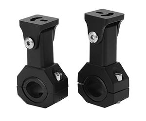 aqxreight Staffa di Montaggio per Moto UTV - Supporto per Morsetto per Faro Girevole a 360 Gradi con Asta 18-30 Mm e Apertura M5