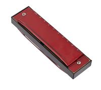 aqxreight Strumento Musicale per Armonica a Bocca con Scala Diatonica a 10 Fori, Chiave C, Armonica per Principianti e con Ricca versatilità per le Preferenze Musicali (rosso)
