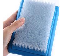 aqxreight Strumento per Tappetino con Spazzola per Infeltrimento per un Ricamo Efficiente Tampone per Perforazione per Infeltrimento Piatto e Sculture Accessori per per la Finitura di Progetti