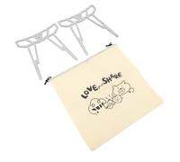 aqxreight Supporto per Treppiede in Acciaio Inossidabile Supporto per all'aperto per Campeggio, Barbecue in Giardino per Griglia Portatile Staccabile con Design Stabile Resistente Al Calore