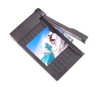 aqxreight Taglierina di Carta Portatile Multiuso Efficiente Scala Chiara Taglierina di Carta A4 Ad Alta Precisione per Scrapbooking Artigianale Foto Grigio Facile da Individuare e Portatile Accurato