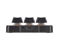 aqxreight Tastierino a 3 Tasti Retroilluminato RGB 3 Tasti Interfaccia USB Meccanico Programmabile Plug and Play Tastierino Macro per Computer Il Tastierino Macro Black Mind Vanta un