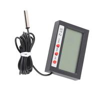 aqxreight Termometro Digitale per Auto, Termometro Interno Esterno per Acquario a Doppia Temperatura per Laboratori Frigoriferi, Design Dall'aspetto Raffinato e Display Digitale Chiaro