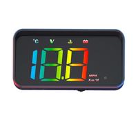 aqxreight Testa per Auto Sul Display Proiettore del Parabrezza con velocità di Temperatura Dell'acqua Tensione Eccessiva Allarme Allarme Tappo di Allarme di Guida e Gioca per la