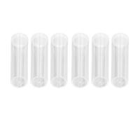 aqxreight Tubi Rotondi per Riporre Monete in Plastica Trasparente con Spugna Imbottita per 25 Mm/0,98 Pollici - Tubi Riutilizzabili per Quarti Commemorativi da Dieci Centesimi e Oggetti da Collezione