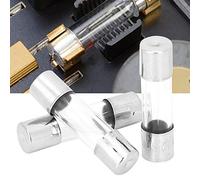 aqxreight Tubo in Vetro Veloce da 5 X 20 Mm per Circuiti, Confezione da 100 Pezzi, Affidabile e Accessorio per Progetti Elettronici Ed Elettrici Ad Azione Rapida con Design in Vetro Trasparente (3A)