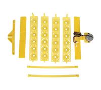 aqxreight Vassoio Girauova Professionale per Incubatrice 24 capacità Uso Universale con Uova di Anatra Pollo Pavone Oca Alimentato DC12V (AC12V)