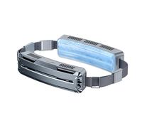 aqxreight Ventilatore Portatile per la Vita, Impacco di Ghiaccio, Ventilatore da Cintura, Supporto per Ventola di Raffreddamento Ricaricabile Tramite USB, velocità del a 3 Livelli, per Lavoratori
