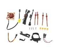 aqxreight Ventola di Raffreddamento per Console di Gioco Kit di Montaggio per Stampa 3D Silenzioso Mini Radiatore Senza Spazzole per Dreamcast DC Dreamcast Ventola 5V Originale Incorporata per