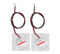 aqxreight Ventola di Raffreddamento per Stampante 3D 4010 da 2 Pezzi con Cuscinetto Idraulico a Luce LED per Hotend V6 Soluzione di Raffreddamento Silenziosa da 24 V Ventola per Stampante 3D (24V)