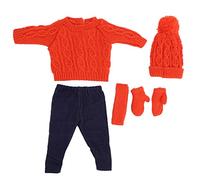 aqxreight Vestiti per Bambole Maglioni Pantaloni Cappelli Sciarpe Accessori per Bambole per da 18 PolliciQ18?786 Rosa Chiaro per da 43 Cm Carine con Vestiti Ben Realizzati su Misura e Appositamente