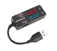 aqxreight YB26VA Visualizza Rivelatore USB Voltmetro Voltmetro Voltage Corrente Conte Misurazione Batteria Capacità Testeri COLORE SELEZIONA E MANGEI ALTUAI Mobile Le Tue Dimensioni Piccole E Sicure