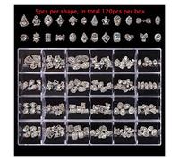 Aqxyedc 1 scatola di 2800 lussuoso kit decorazione di strass for nail art kit 3d in lega glamour unghie diamantato con unghie cristallina mista con 1 penna wanglan(Color:BYCR-14)
