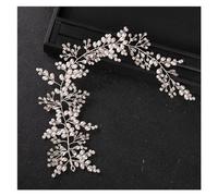 Aqxyedc Accessori for capelli da sposa in cristallo da sposa Fascia for capelli con fiore di perle Perline for capelli fatti a mano Decorazione pettine for capelli for le donne wanglan