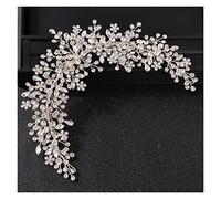 Aqxyedc Fasce da sposa in tono renano for la sposa Accessori for capelli con fascia in cristallo Accessori for capelli con fascia for capelli in cristallo da sposa Regalo for gioielli da damigella d'o