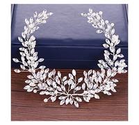 Aqxyedc Fasce for perle strass for le donne Accessori for capelli Bride Accessori for capelli Wedding Braband con perla cristallo Hairband gioielli for capelli da sposa wanglan