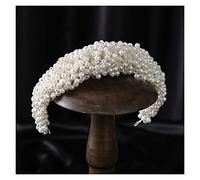 Aqxyedc Fascia for capelli da sposa in argento pieno di cristallo pieno vintage da sposa Strass Shinny Hairhoop Copricapo da sposa Fascia for capelli da sposa wanglan(Antique Bronze Plated)