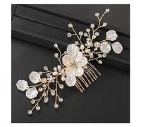 Aqxyedc Fiore strass pettine for capelli accessori for capelli for le donne gioielli for capelli pettine fascia accessori for capelli da sposa gioielli da sposa wanglan