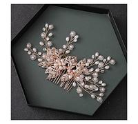 Aqxyedc Foglia di cristallo a mano di cristallo foglia di foglia di pettinatura del pettine del pettinatura dei capelli degli accessori for capelli della fascia for capelli for capelli for le donne Re