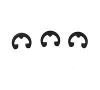 Aqxyhjk 3/50/100X 13MM Turbocompressore Attuatore Wastegate Anello di sicurezza Acciaio nero E Clip Anello di sicurezza Rondella di fissaggio for T3 T34 T38(3PCS)