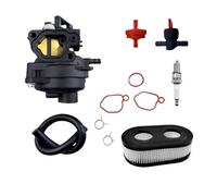 Aqxyhjk 799584 594058 Kit carburatore Candela e Gruppo Filtro Aria Compatibile con carburatore 594057 592361 594529 Troy Bilt TB110(1Set)