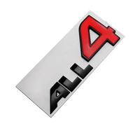 Aqxyju Adesivo Emblema Distintivo Porta Logo ALL4 in Metallo 3D for Auto Compatibile con R61 F60 Countryman Paceman Adesivi Personalizzati per Auto(Black)