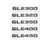 Aqxyju Generico Lettere Nere Lucide GLE300 GLE450 GLE400 GLE300d Emblema Compatibile con Adesivo Logo Posteriore Bagagliaio Auto W166 C292 Adesivi Personalizzati per Auto(GLE500)
