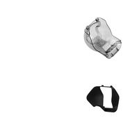 Aqxyki Parasole for obiettivo adatto for copriobiettivo, parasole, cappello protettivo for fotocamera anti-luce, accessori for droni(2 in 1 A)