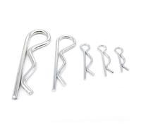 Aqxylzx 1/2/5/10/20 pz M1 A M7 Acciaio Tipo R Coppiglia a Molla Spilla a Forma di Onda Split Clip Morsetto for Capelli Trattore Spille for Auto Asta Diametro 1-7mm (Size : 20pcs 1.2x25mm)