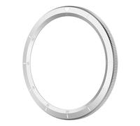 Aqxypas Anello di copertura della cassa di ricambio con pellicola temperata, lunetta in metallo for orologio S4/S3 for orologio ESIM(Scale Silver)