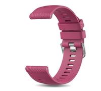 Aqxypas Cinturino da 18/20/22mm for Vivoactive 4 5 3 S/Venu 2s Sq 2 Plus/Forerunner 265 255S 645 245 Music/Vivomove 3S Bracciale a fascia(Wine Red,20mm)