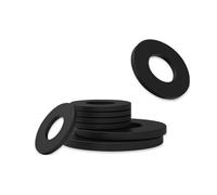 Aqxypas Guarnizione in gomma NBR Guarnizione a vite Guarnizione piatta impermeabile Guarnizione ad alta temperatura Oring Guarnizione morbida Antiurto(M5x14x3-12pcs)