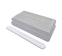 AQXYQAZZ 100 pezzi/lotto Lima for unghie UV Gel Polish 180/240 Grit Lime for unghie resistenti Legno Grigio Carta vetrata Strumenti Pedicure Manicure professionale