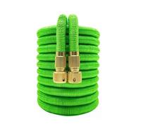 AQXYQAZZ Doppio connettore metallico espandibile Avvolgitore for tubo dell'acqua da giardino ad alta pressione Tubi dell'acqua magici for l'irrigazione dell'azienda agricola del giardino dell'autolava