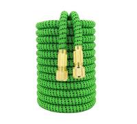 AQXYQAZZ Doppio connettore metallico espandibile Avvolgitore for tubo dell'acqua da giardino ad alta pressione Tubi dell'acqua magici for l'irrigazione dell'azienda agricola del giardino dell'autolava