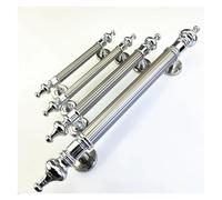 Aqxyvfr nrhnrhh Cancello scorrevole moderno for fienile, maniglia cromata, camera da letto, ristorante, mobili da bagno, garage esterno, recinzione for porta in legno, porta hardware(290mm)