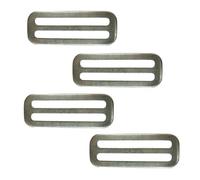 AQXYWAZQ 4 Pezzi Standard da 2 Pollici for Immersioni subacquee con Cinghia in Acciaio Inossidabile for Cintura Porta zavorra, Fibbia Scorrevole for Cinturino da Immersione