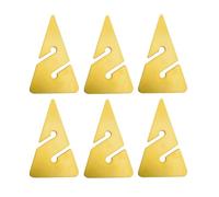AQXYWAZQ 6 indicatori di Freccia for Immersioni subacquee in Grotta e relitti, a Forma di Triangolo in ABS, for la Guida di Linee di Immersione, for subacquei Tecnici in Grotta.(6 Yellow)