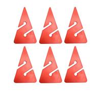 AQXYWAZQ 6 indicatori di Freccia for Immersioni subacquee in Grotta e relitti, a Forma di Triangolo in ABS, for la Guida di Linee di Immersione, for subacquei Tecnici in Grotta.(6 Orange)