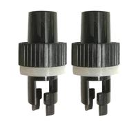 AQXYWAZQ Adattatore for Tubo Flessibile for Pompa a Pedale for Barche a Remi, valvola dell'Aria for Barche gonfiabili in PVC a Sei Fori, 1 Pezzo e 2 Pezzi(Black2)