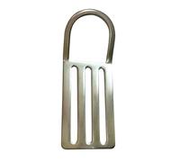 AQXYWAZQ Cursore Porta-zavorra for Cintura da Immersione in Acciaio Inossidabile con Anello a D e Ferma-Cintura for Cintura BCD