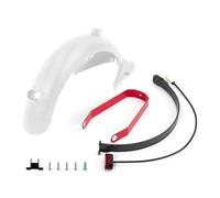 AQXYWAZQ Kit di Accessori for parafango Anteriore e Posteriore for Scooter Elettrico Max G30, parafanghi in Fibra di Carbonio con Freno(Set B)