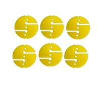 AQXYWAZQ Segnale di Freccia Circolare for la Linea di Immersione for Immersioni Tecniche su relitti di grotte subacquee, marcatore di Linea di Sicurezza in PVC(Yellow)