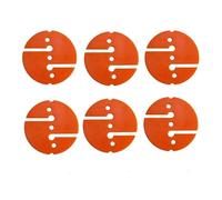 AQXYWAZQ Segnale di Freccia Circolare for la Linea di Immersione for Immersioni Tecniche su relitti di grotte subacquee, marcatore di Linea di Sicurezza in PVC(Orange)