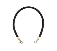 AQXYWQLL 30/40/60cm PU Pelle Intrecciata Tracolla Borsa Manico Borsa Fai da Te Sostituzione Manico Borsa Cintura Borsa Parte Accessori(Black,30cm)