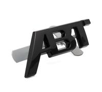 AQXYWQLL Adesivi for Emblema Distintivo for Auto con Logo ABT in Metallo 3D, griglia Anteriore(Glossy Black,8.2cm x 3.2cm)